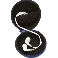 Earbuds with Zippered Case