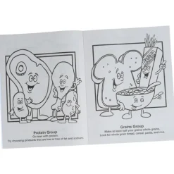 Eat Right, Eat Healthy Coloring Book