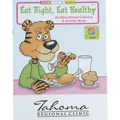 Eat Right, Eat Healthy Coloring Book - 24 hr