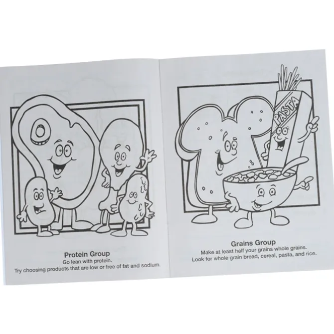 Eat Right, Eat Healthy Coloring Book - 24 hr