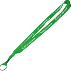 Economy Lanyard - 3/4 inches - Metal Split Ring