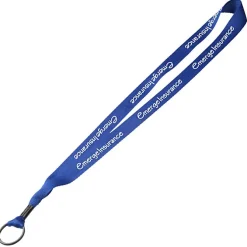 Economy Lanyard - 3/4 inches - Metal Split Ring