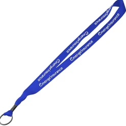 Economy Lanyard - 3/4 inches - Metal Split Ring