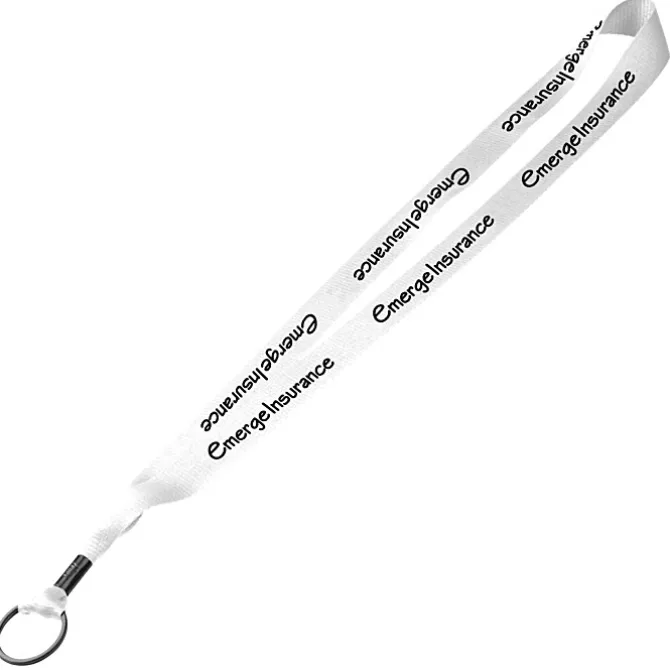 Economy Lanyard - 3/4 inches - Metal Split Ring