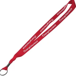 Economy Lanyard - 3/4 inches - Metal Split Ring