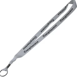 Economy Lanyard - 3/4 inches - Metal Split Ring - 24 hr