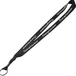 Economy Lanyard - 3/4 inches - Metal Split Ring - 24 hr