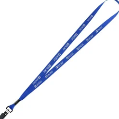 Economy Lanyard - 1/2 inch - Metal Bulldog Clip