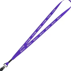 Economy Lanyard - 1/2 inch - Metal Bulldog Clip