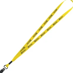 Economy Lanyard - 1/2 inch - Metal Bulldog Clip
