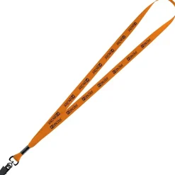 Economy Lanyard - 1/2 inch - Metal Bulldog Clip