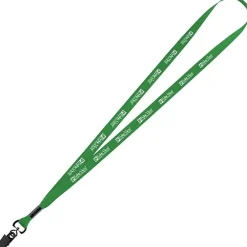 Economy Lanyard - 1/2 inch - Metal Bulldog Clip