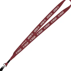 Economy Lanyard - 3/4 inch - Metal Bulldog Clip - 24 hr