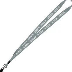 Economy Lanyard - 3/4 inch - Metal Bulldog Clip - 24 hr