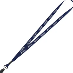 Economy Lanyard - 1/2 inch - Metal Bulldog Clip - 24 hr