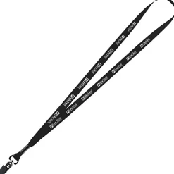 Economy Lanyard - 1/2 inch - Metal Bulldog Clip - 24 hr
