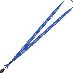 Economy Lanyard - 1/2 inch - Metal Bulldog Clip - 24 hr