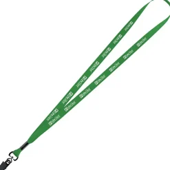 Economy Lanyard - 1/2 inch - Metal Bulldog Clip - 24 hr