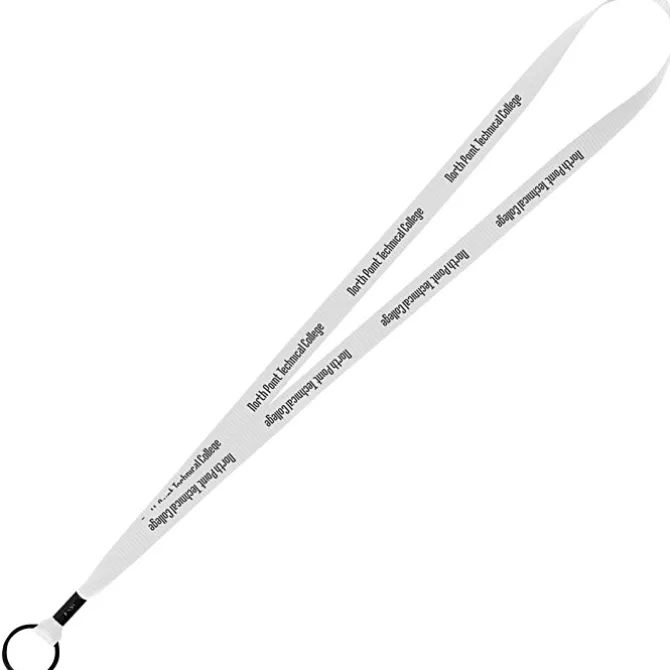 Economy Lanyard - 1/2 inch - Metal Split Ring