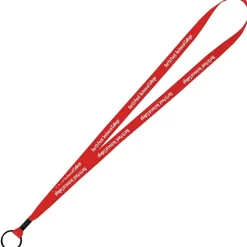 Economy Lanyard - 1/2 inch - Metal Split Ring