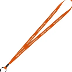 Economy Lanyard - 1/2 inch - Metal Split Ring - 24 hr