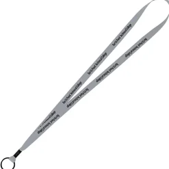 Economy Lanyard - 1/2 inch - Metal Split Ring - 24 hr