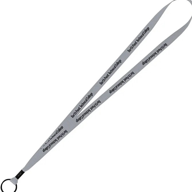 Economy Lanyard - 1/2 inch - Metal Split Ring - 24 hr
