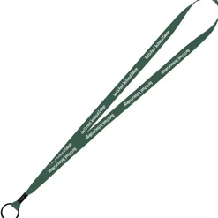 Economy Lanyard - 1/2 inch - Metal Split Ring - 24 hr