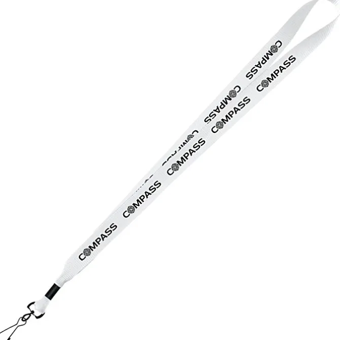 Economy Lanyard - 3/4 inch - Metal Swivel Snap Hook