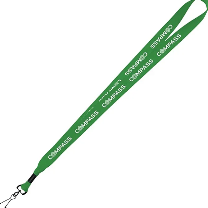 Economy Lanyard - 3/4 inch - Metal Swivel Snap Hook