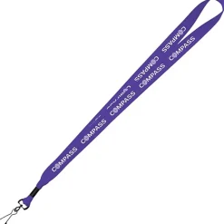 Economy Lanyard - 3/4 inch - Metal Swivel Snap Hook