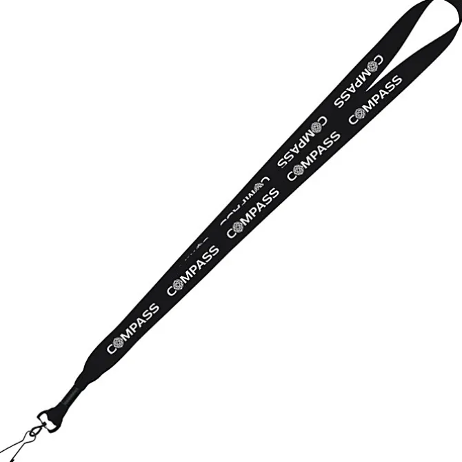 Economy Lanyard - 3/4 inch - Metal Swivel Snap Hook