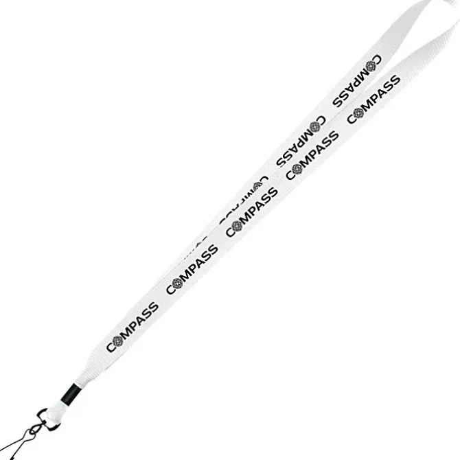 Economy Lanyard - 3/4 inch - Metal Swivel Snap Hook - 24 hr
