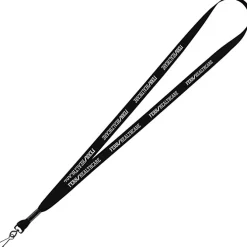 Economy Lanyard - 1/2 inch - Metal Swivel Snap Hook - 24 hr
