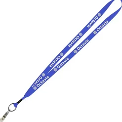 Economy Lanyard - 3/4 inch - Snap with Metal Bulldog Clip