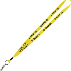 Economy Lanyard - 3/4 inch - Snap with Metal Bulldog Clip