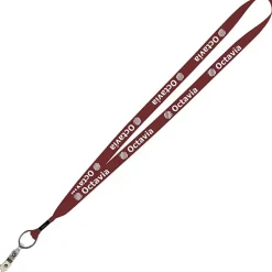 Economy Lanyard - 3/4 inch - Snap with Metal Bulldog Clip