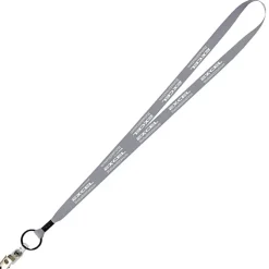Economy Lanyard - 1/2 inch - Snap with Metal Bulldog Clip- 24 hr