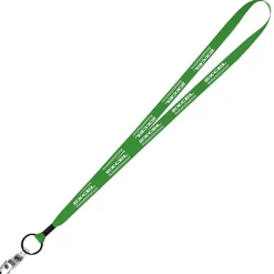 Economy Lanyard - 1/2 inch - Snap with Metal Bulldog Clip