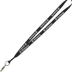 Economy Lanyard - 3/4 inch - Snap with Metal Bulldog Clip - 24 hr