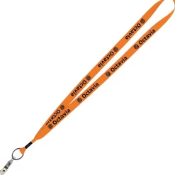 Economy Lanyard - 3/4 inch - Snap with Metal Bulldog Clip - 24 hr