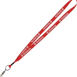 Economy Lanyard - 3/4 inch - Snap with Metal Bulldog Clip - 24 hr
