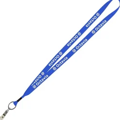Economy Lanyard - 3/4 inch - Snap with Metal Bulldog Clip - 24 hr