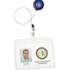 Economy Retractable Badge Holder - Opaque