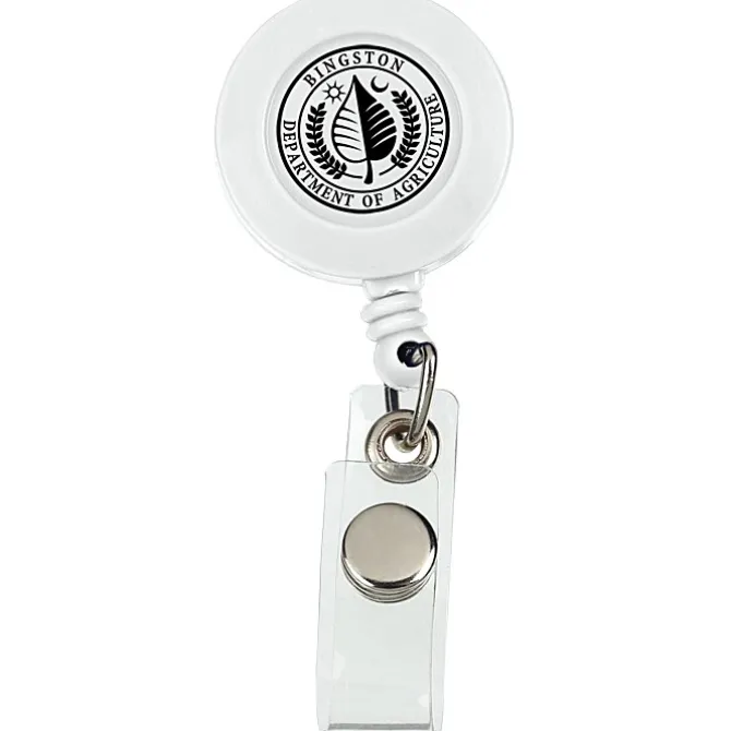 Economy Retractable Badge Holder - Opaque