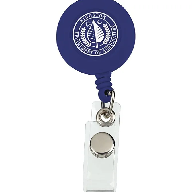 Economy Retractable Badge Holder - Opaque