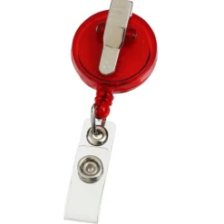 Economy Retractable Badge Holder - Translucent