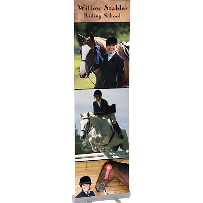 Economy Retractable Banner Display - 24 inches