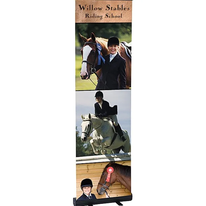 Economy Retractable Banner Display - 24 inches
