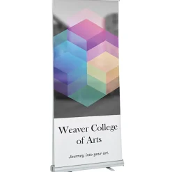 Economy Retractable Two Sided Banner Display - 36 inches